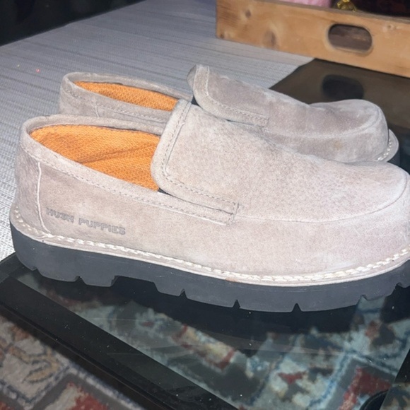Hush Puppies Taupe Loafers - Picture 7 of 14